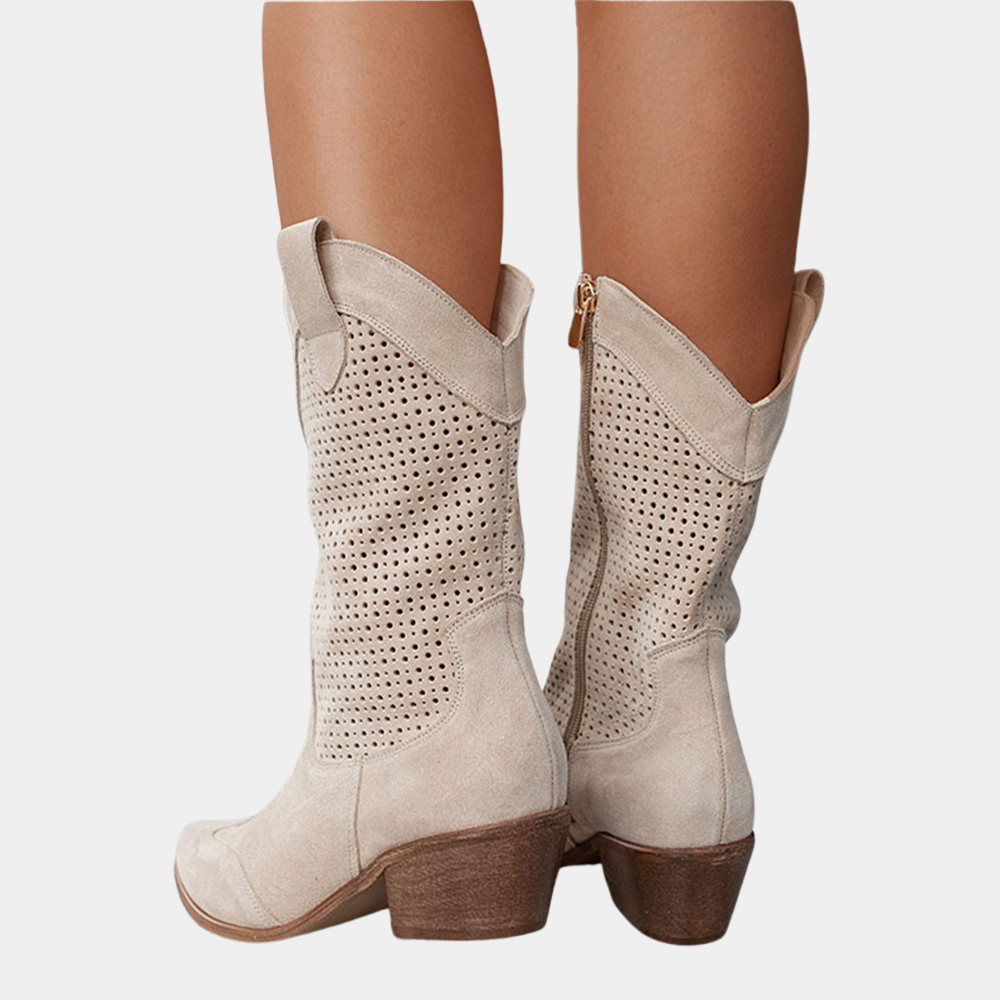 Women's Lightweight and Breathable Western-Style Boots