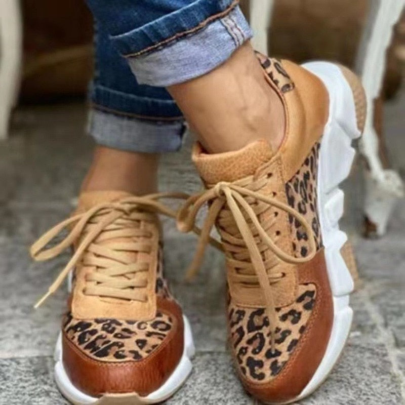Women's Comfortable Leopard Print Shoes